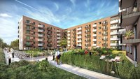 Wizualizacja Nexity Polska Sp. z o.o. inwestycja ul. Myśliwska City Vibe - II etap City Spot