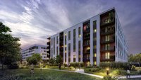 Wizualizacja Nexity Polska Sp. z o.o. inwestycja ul. Myśliwska City Vibe - II etap City Spot