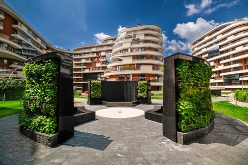 Wizualizacja Inter-Bud Developer Sp. z o.o. inwestycja ul. Grzegórzecka Wiślane Tarasy 2.0 - bud. B