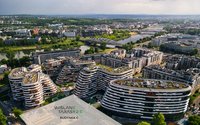 Wizualizacja Inter-Bud Developer Sp. z o.o. inwestycja ul. Grzegórzecka Wiślane Tarasy 2.0 - bud. B