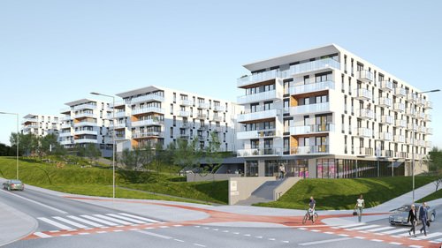 Wizualizacja Megapolis inwestycja ul. Banacha Osiedle OZON Etap 7