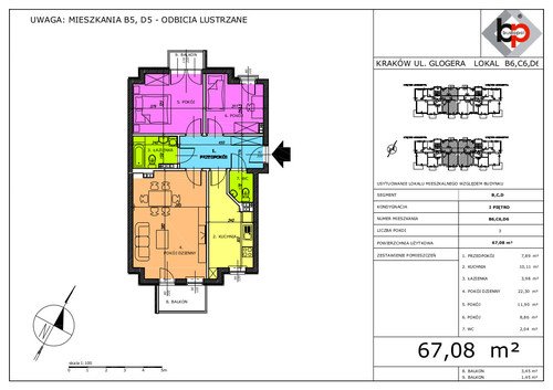 Plan Budopol Sp. z o.o. mieszkanie w inwestycji ul. Glogera Glogera Park