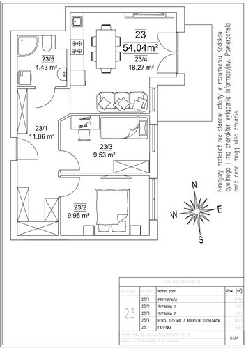 Plan Frax-Bud mieszkanie w inwestycji ul. Pachońskiego 5 AntraCity