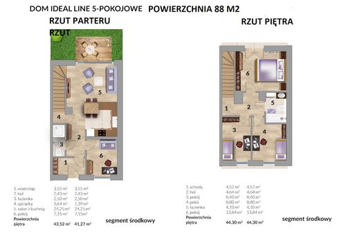 Plan Techniq dom w inwestycji Wieliczka, ul. Magnoliowa Magnoliowa Polana 2 - domy