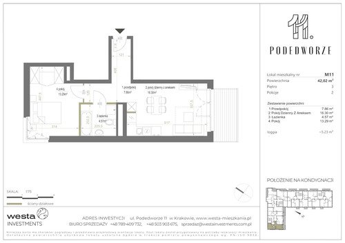 Plan Palladio Podedworze Pasek Paluch Sp. k. mieszkanie w inwestycji ul. Podedworze 11 Podedworze 11