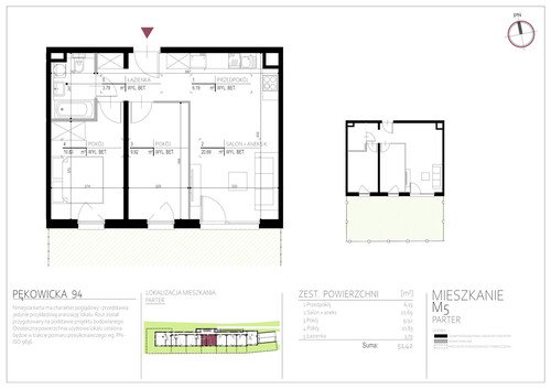 Plan Real-Construct Sp. z o.o. mieszkanie w inwestycji ul. Pękowicka 94 Pękowicka 94