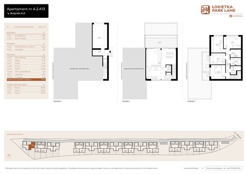 Plan Hammak Łokietka Sp. z o.o. mieszkanie w inwestycji ul. Łokietka 158AC Łokietka Park Lane