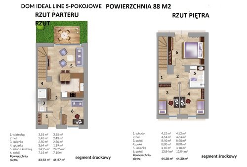 Plan Techniq dom w inwestycji Grabówki, Wieliczka Panorama Krakowa - domy