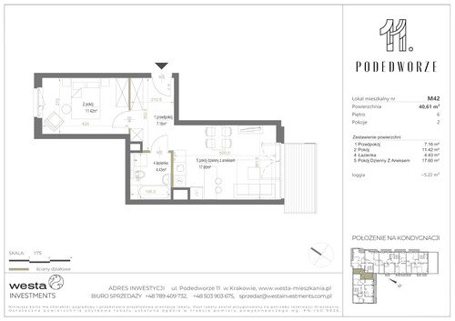 Plan Palladio Podedworze Pasek Paluch Sp. k. mieszkanie w inwestycji ul. Podedworze 11 Podedworze 11