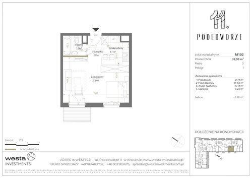 Plan Palladio Podedworze Pasek Paluch Sp. k. mieszkanie w inwestycji ul. Podedworze 11 Podedworze 11