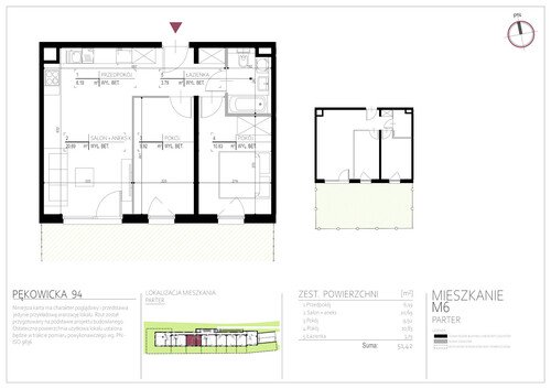 Plan Real-Construct Sp. z o.o. mieszkanie w inwestycji ul. Pękowicka 94 Pękowicka 94