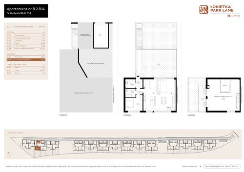 Plan Hammak Łokietka Sp. z o.o. mieszkanie w inwestycji ul. Łokietka 158AC Łokietka Park Lane