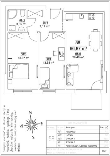 Plan Frax-Bud mieszkanie w inwestycji ul. Pachońskiego 5 AntraCity