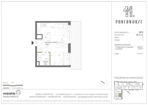 Plan Palladio Podedworze Pasek Paluch Sp. k. mieszkanie w inwestycji ul. Podedworze 11 Podedworze 11