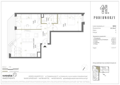 Plan Palladio Podedworze Pasek Paluch Sp. k. mieszkanie w inwestycji ul. Podedworze 11 Podedworze 11