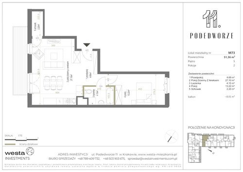 Plan Palladio Podedworze Pasek Paluch Sp. k. mieszkanie w inwestycji ul. Podedworze 11 Podedworze 11