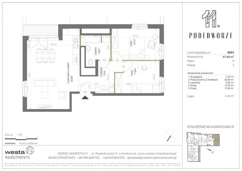 Plan Palladio Podedworze Pasek Paluch Sp. k. mieszkanie w inwestycji ul. Podedworze 11 Podedworze 11