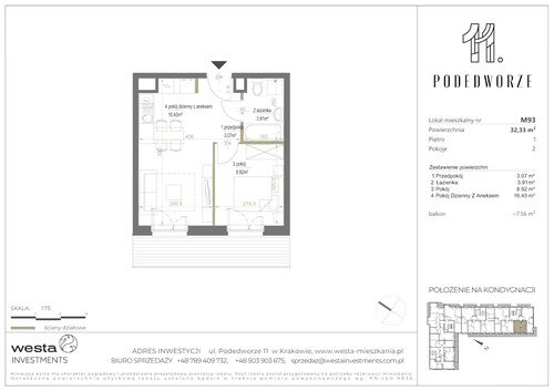 Plan Palladio Podedworze Pasek Paluch Sp. k. mieszkanie w inwestycji ul. Podedworze 11 Podedworze 11