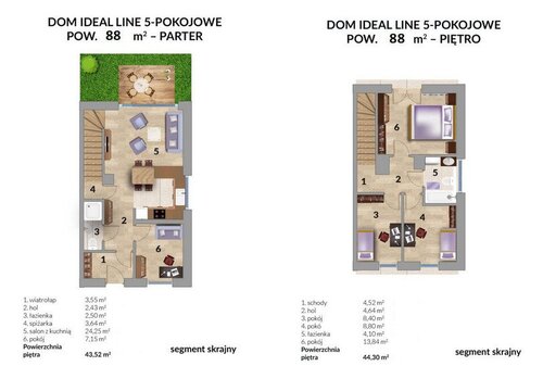 Plan Techniq dom w inwestycji Wieliczka, ul. Magnoliowa Magnoliowa Polana 2 - domy