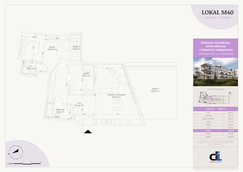 Plan Dasta Invest Sp. z o.o. mieszkanie w inwestycji ul. Dominikanów Dominikanów