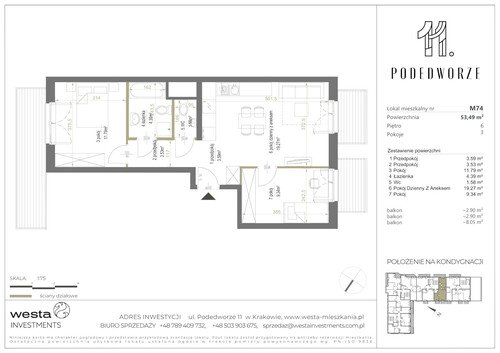 Plan Palladio Podedworze Pasek Paluch Sp. k. mieszkanie w inwestycji ul. Podedworze 11 Podedworze 11