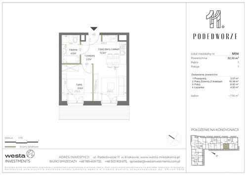 Plan Palladio Podedworze Pasek Paluch Sp. k. mieszkanie w inwestycji ul. Podedworze 11 Podedworze 11