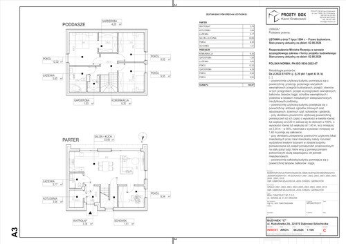 Plan Real-Construct Sp. z o.o. dom w inwestycji ul. Spacerowa 18 Domy na Spacerowej