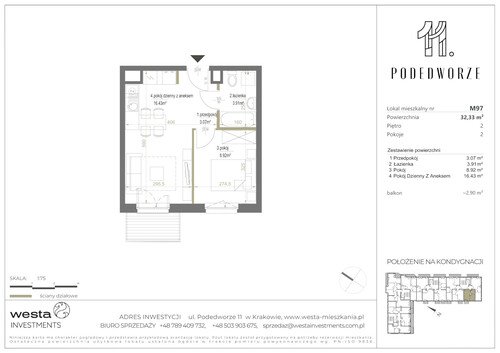 Plan Palladio Podedworze Pasek Paluch Sp. k. mieszkanie w inwestycji ul. Podedworze 11 Podedworze 11