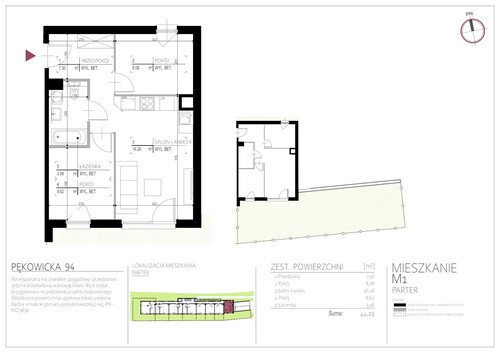 Plan Real-Construct Sp. z o.o. mieszkanie w inwestycji ul. Pękowicka 94 Pękowicka 94