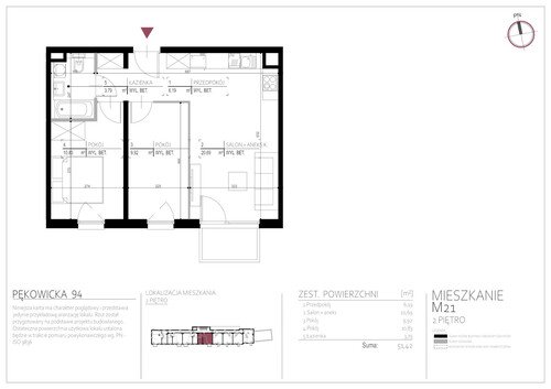 Plan Real-Construct Sp. z o.o. mieszkanie w inwestycji ul. Pękowicka 94 Pękowicka 94