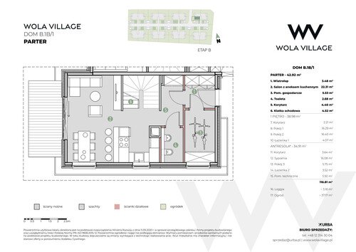 Plan Wola Village Urba CK Sp. z o.o. Sp. k. mieszkanie w inwestycji ul. Podłużna Wola Village - etap IA i IB 