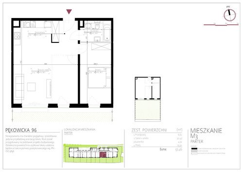 Plan Hopfen Sp. z o.o. mieszkanie w inwestycji ul. Pękowicka 96 Pękowicka 96