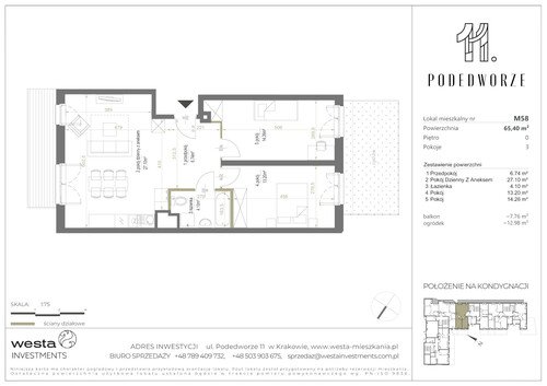 Plan Palladio Podedworze Pasek Paluch Sp. k. mieszkanie w inwestycji ul. Podedworze 11 Podedworze 11