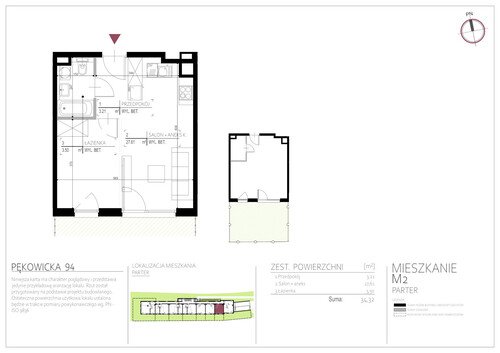 Plan Real-Construct Sp. z o.o. mieszkanie w inwestycji ul. Pękowicka 94 Pękowicka 94