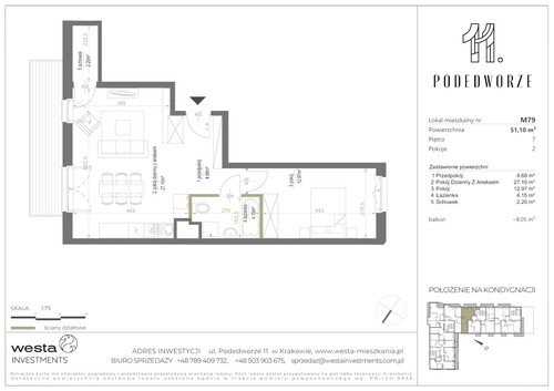 Plan Palladio Podedworze Pasek Paluch Sp. k. mieszkanie w inwestycji ul. Podedworze 11 Podedworze 11