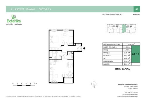 Plan Stylhut Plus sp. z o.o. mieszkanie w inwestycji ul. Lasówka Osiedle Lasówka - bud. A