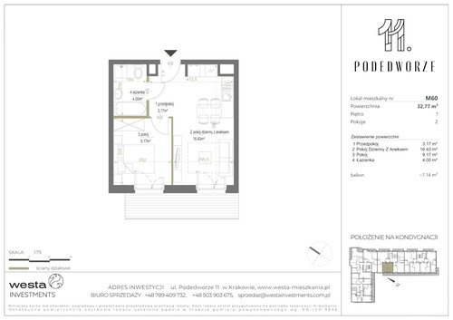 Plan Palladio Podedworze Pasek Paluch Sp. k. mieszkanie w inwestycji ul. Podedworze 11 Podedworze 11