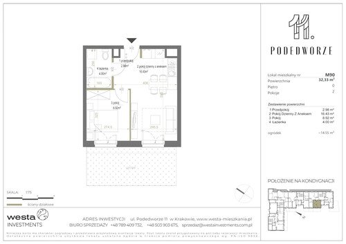 Plan Palladio Podedworze Pasek Paluch Sp. k. mieszkanie w inwestycji ul. Podedworze 11 Podedworze 11