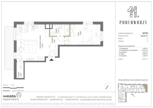 Plan Palladio Podedworze Pasek Paluch Sp. k. mieszkanie w inwestycji ul. Podedworze 11 Podedworze 11