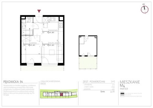 Plan Real-Construct Sp. z o.o. mieszkanie w inwestycji ul. Pękowicka 94 Pękowicka 94