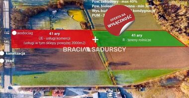 Działka na sprzedaż Sułkowice (gw) Krzywaczka