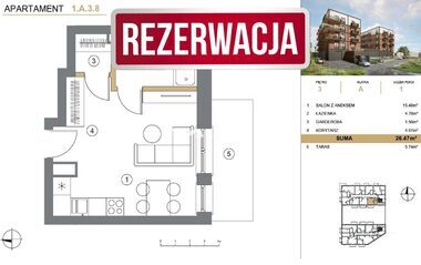 Mieszkanie na sprzedaż Wieliczka Wieliczka, Wieliczka Adama Asnyka
