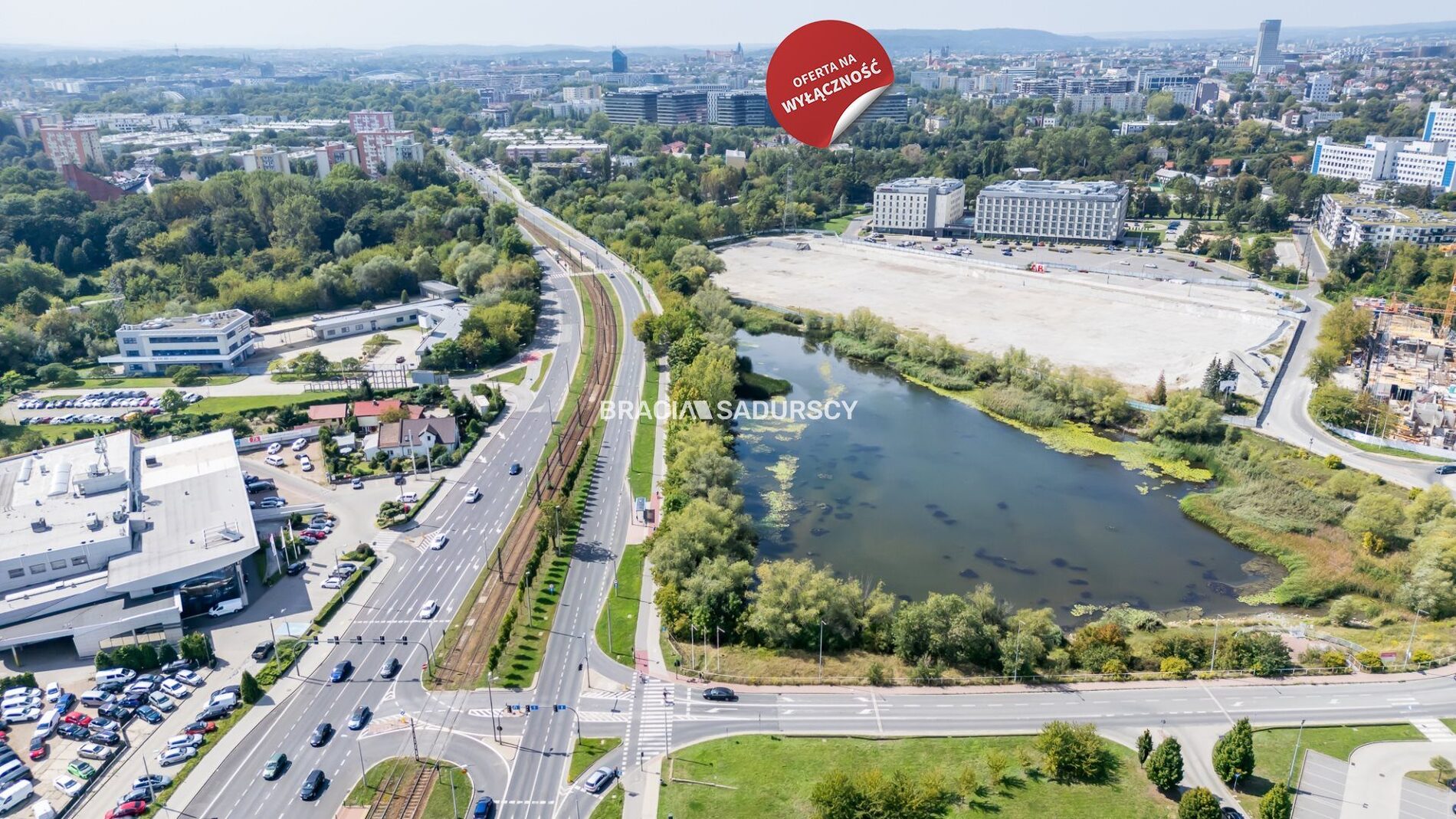 Działka na sprzedaż Kraków Grzegórzki, Dąbie Lema