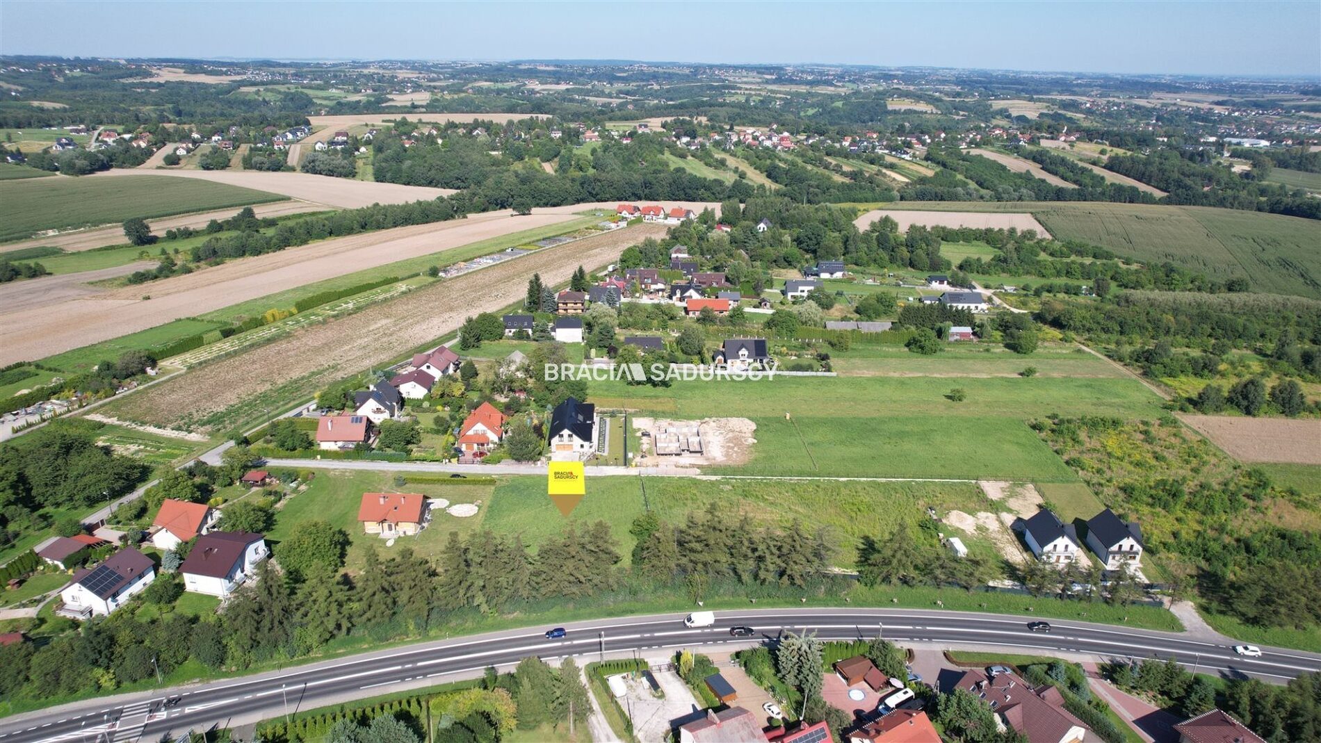 Działka na sprzedaż Wielka Wieś Szyce Widokowa