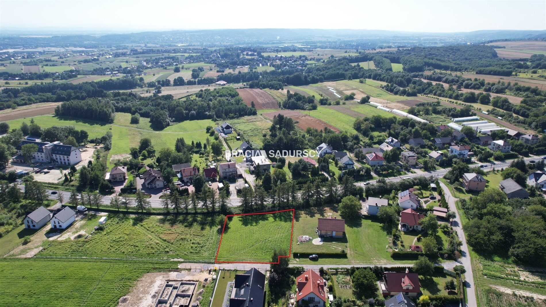 Działka na sprzedaż Wielka Wieś Szyce Widokowa