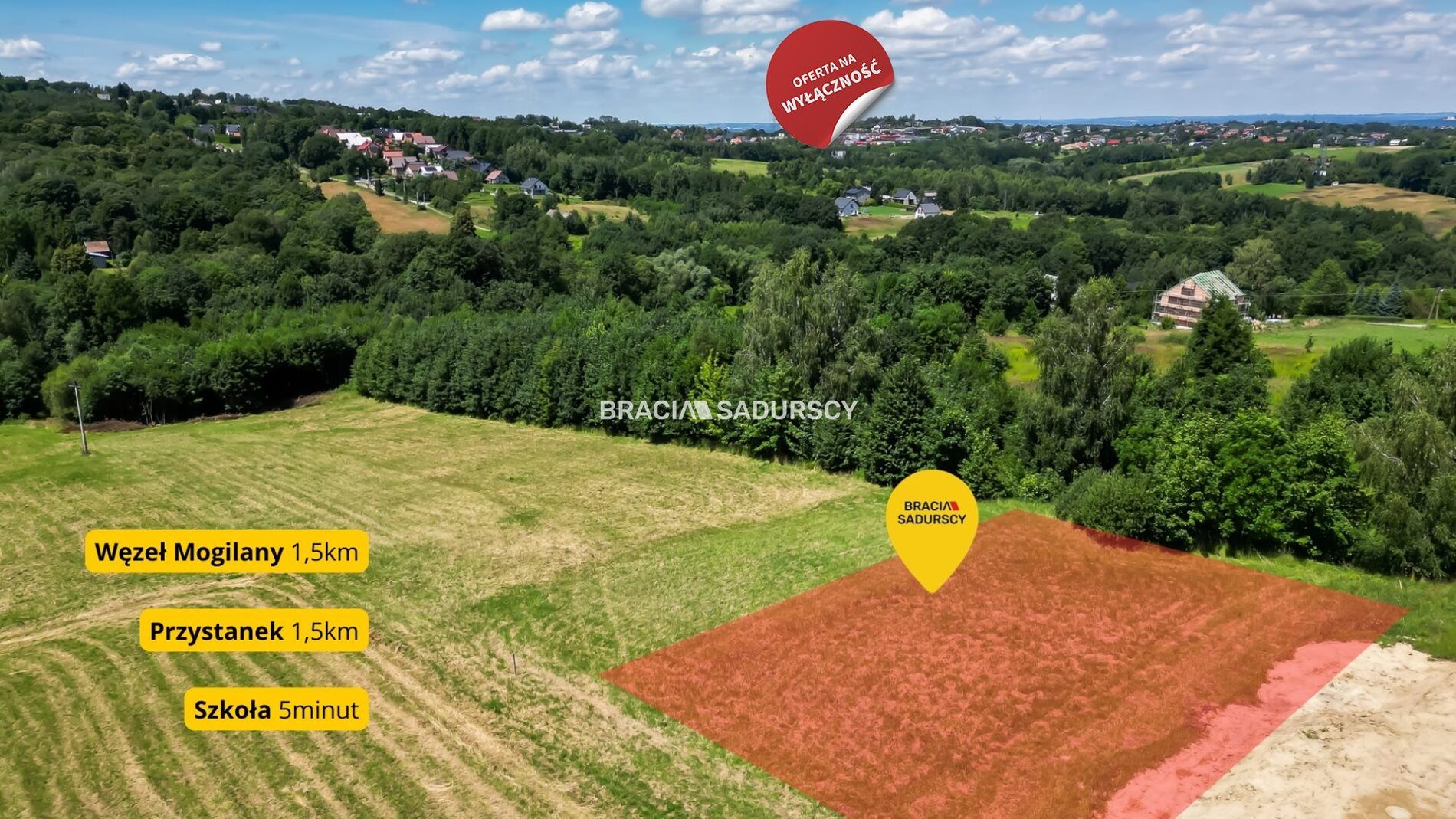 Działka na sprzedaż Mogilany Mogilany 