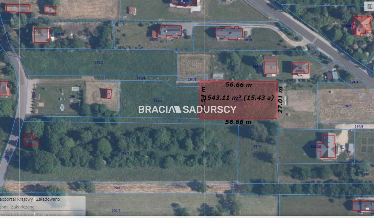 Działka na sprzedaż Zabierzów Kleszczów 
