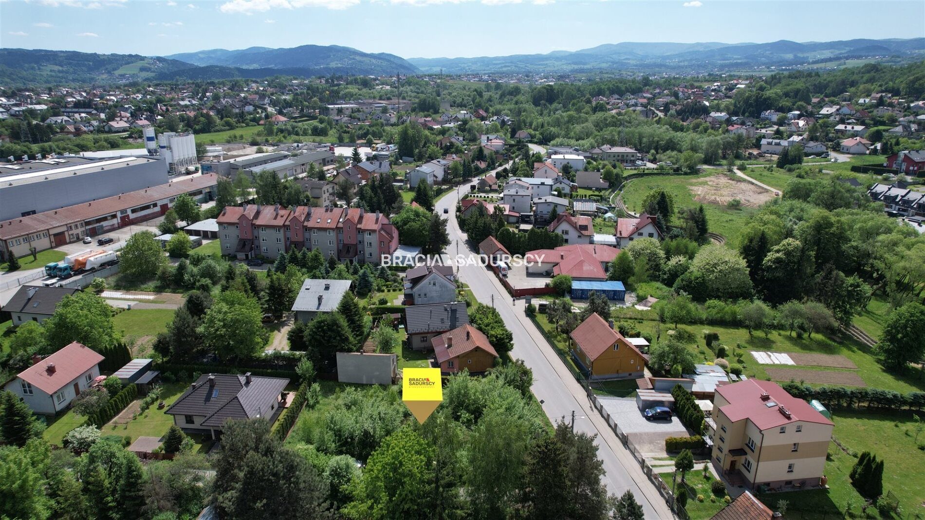 Działka na sprzedaż Nowy Sącz m. Nowy Sącz Grunwaldzka