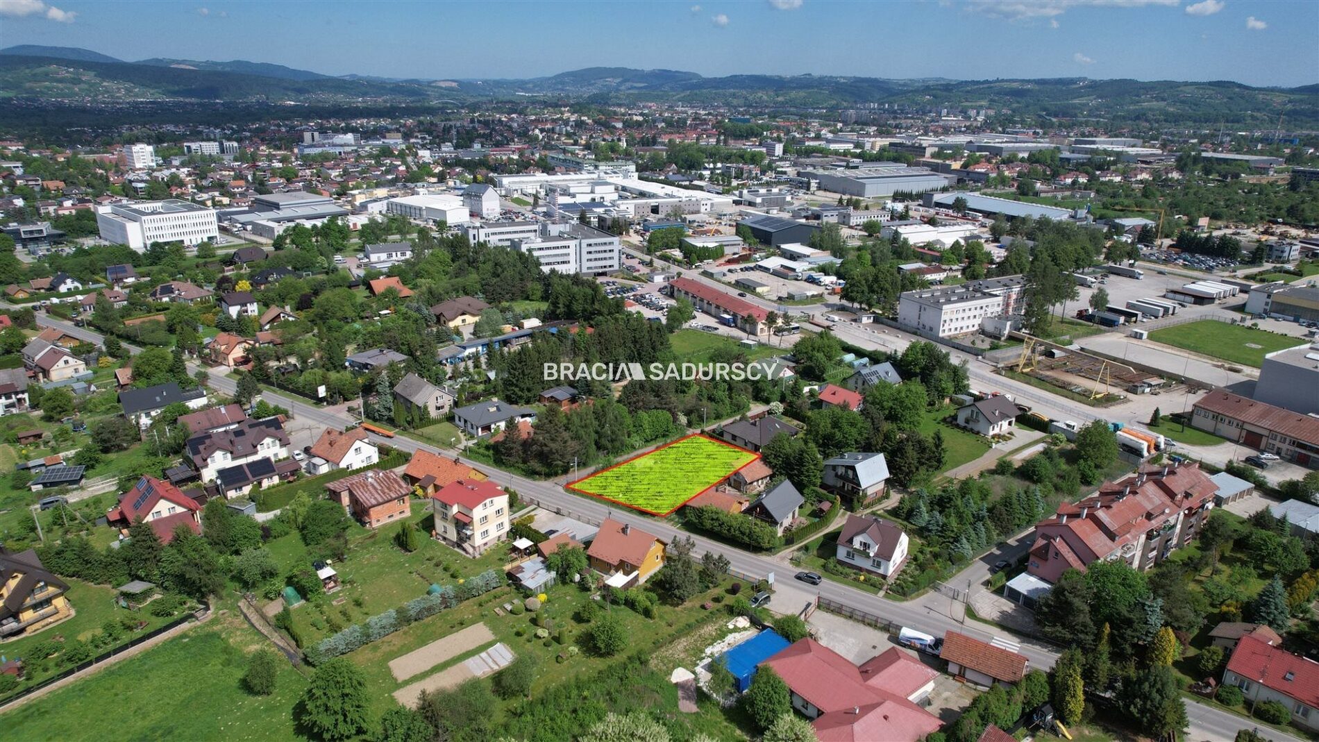Działka na sprzedaż Nowy Sącz m. Nowy Sącz Grunwaldzka