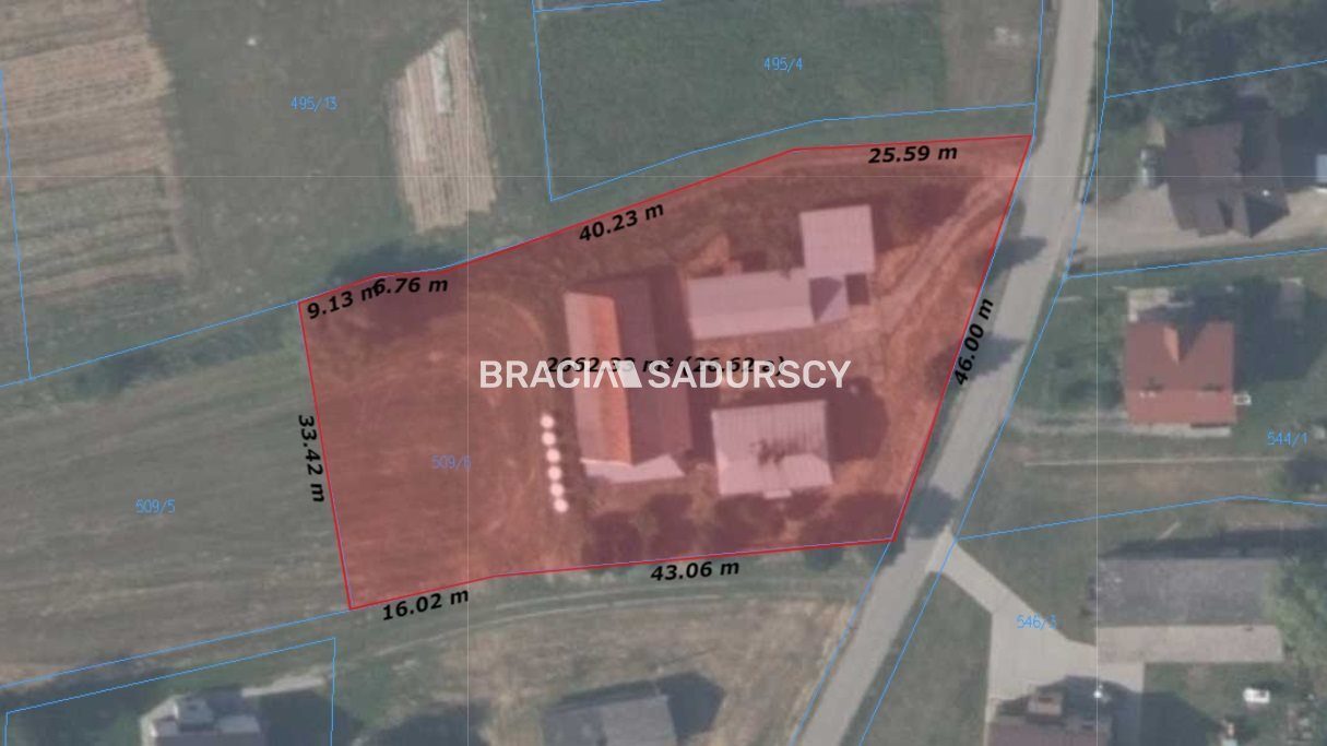 Działka na sprzedaż Gnojnik  